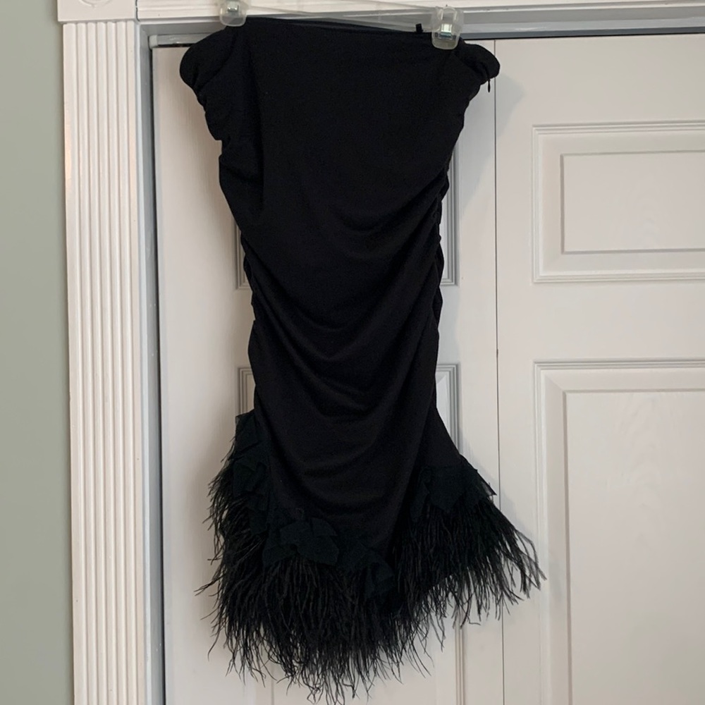 Feather Cocktail dress
